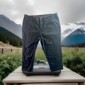 Ava & Viv Pants Womens Plus 26W R  Black High Rise Comfort Skinny  Slacks  NWT